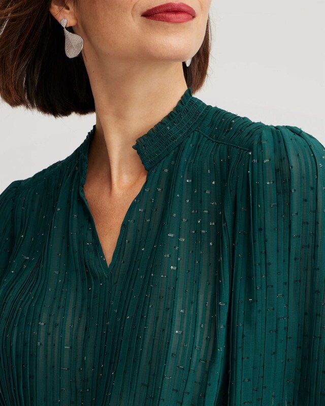 Pleated Blouse - image 4